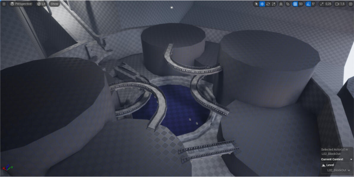 Blockout in progress