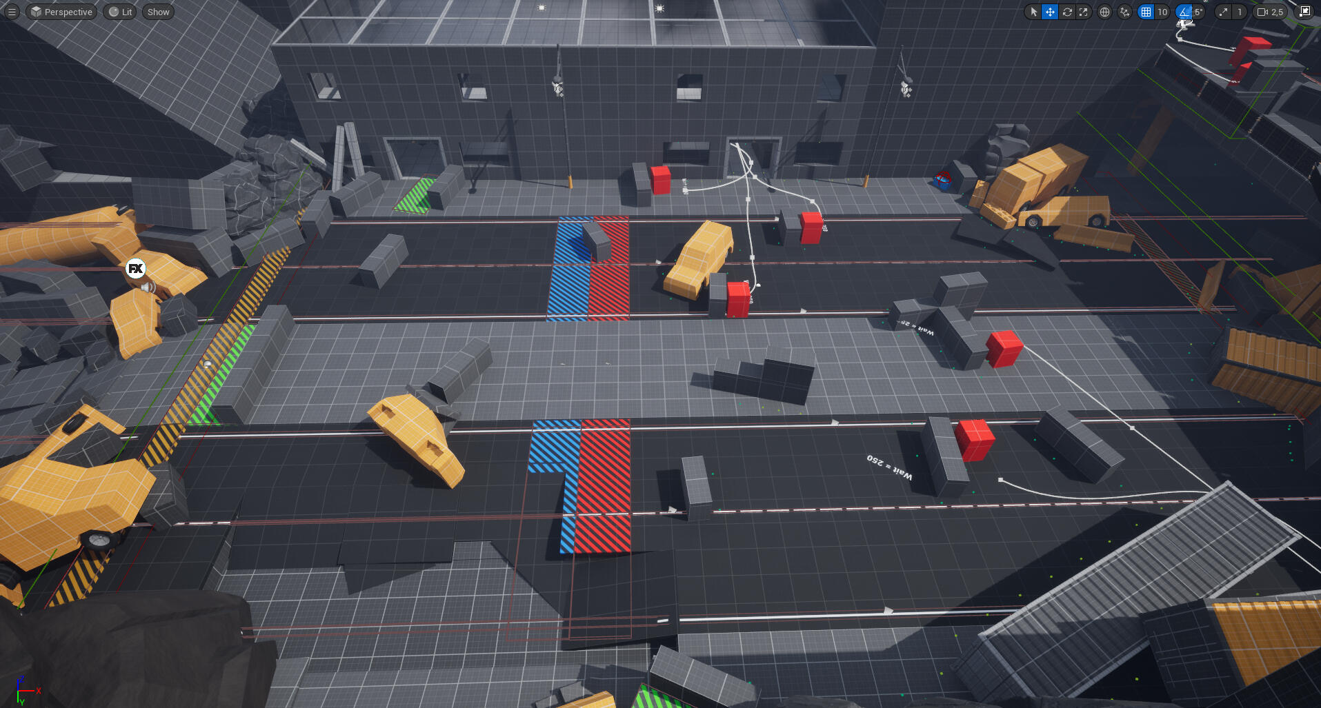 The first combat encounter.